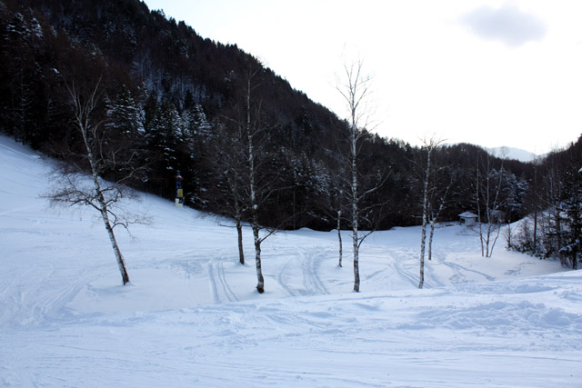 岐阜県 飛騨 飛騨高山スキー場「うぐいす谷初級コース」「かもしかリフト（一人乗り）」